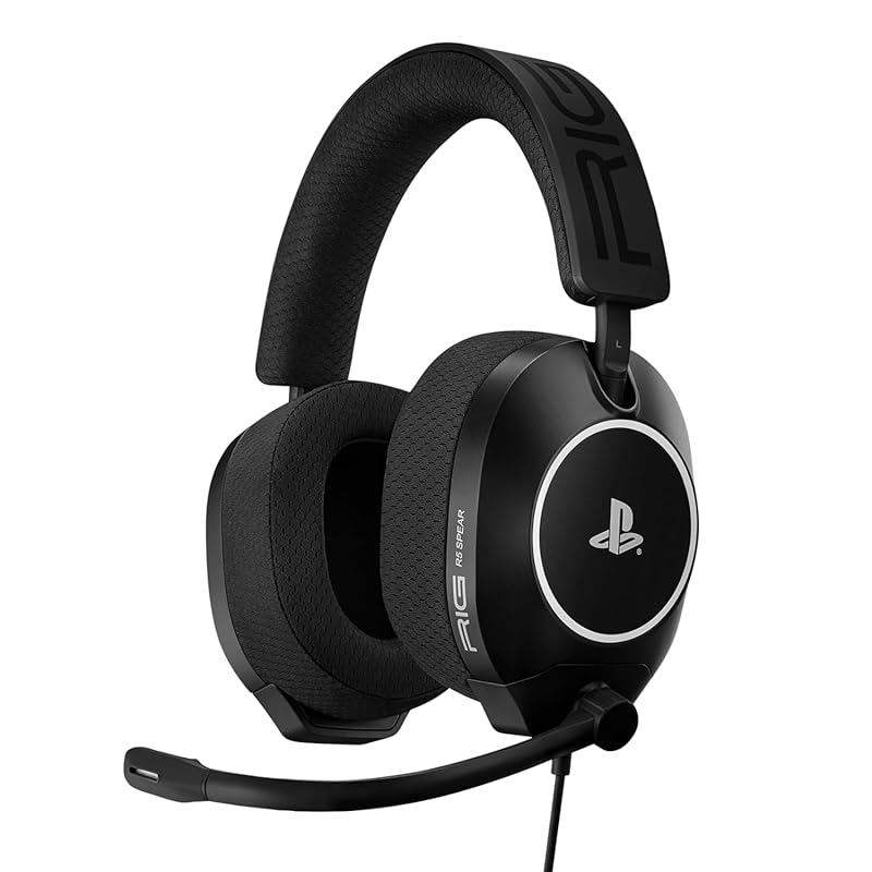 RIG R5 Spear PRO HS Gaming Headset for PS5/PS4/PC with 40mm Graphene D