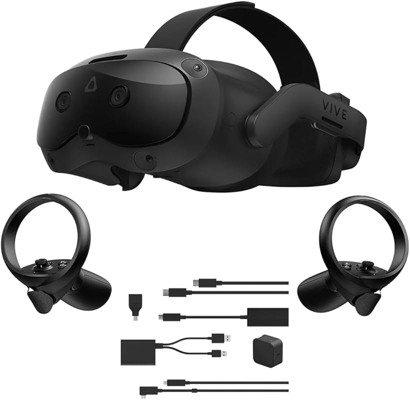 HTC Vive Focus Vision VR Headset with Controllers, Consumer Edition Bu