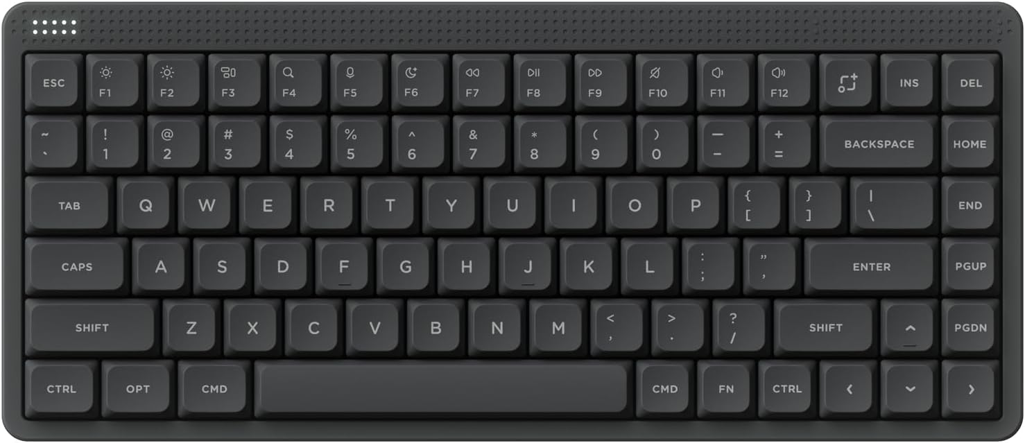 nuphy Node75 Wireless Low Profile Mechanical Keyboard with 75% Layout,