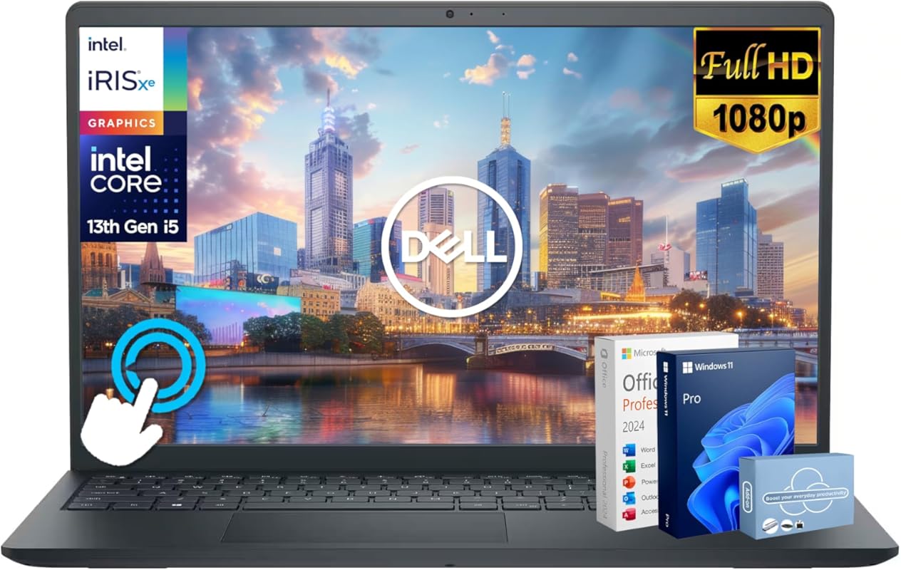 Dell Inspiron 15 Touchscreen Laptop with 15.6-inch FHD Display, 10-Cor
