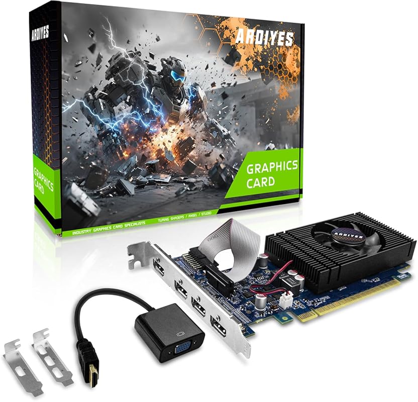 NVIDIA GT 740 4GB GDDR5 Low Profile GPU Graphics Card with 4x HDMI Por