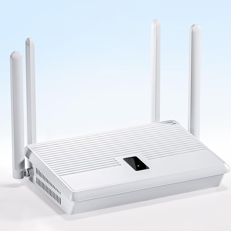 2026 New AX3000 Dual-Band WiFi 6 Router with 4 High-Gain Antennas, 4 G