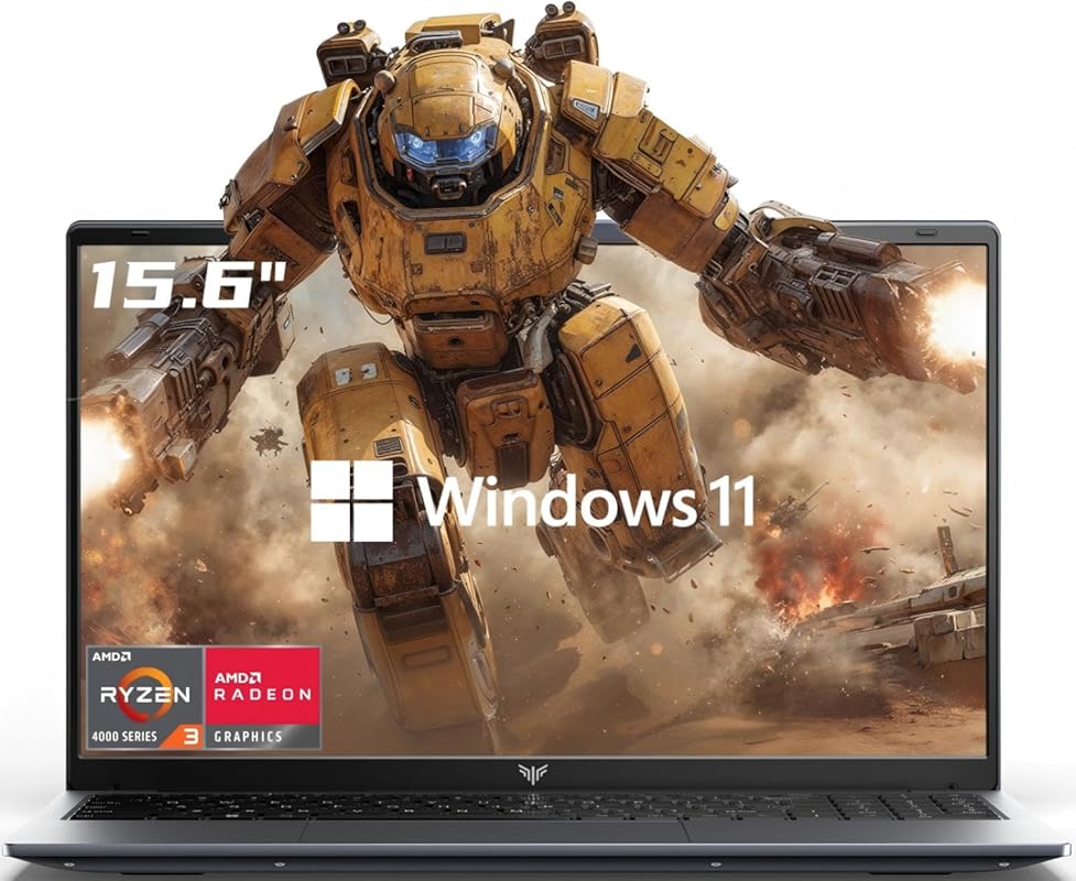 2026 15.6-inch Laptop Ryzen 3 4300U 16GB DDR4 512GB SSD Windows 11 Rad
