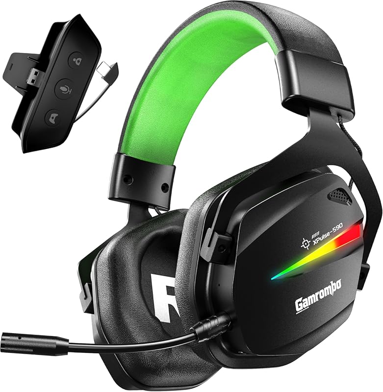 Gamrombo Wireless Gaming Headset for Xbox with 3D Surround Sound, Game