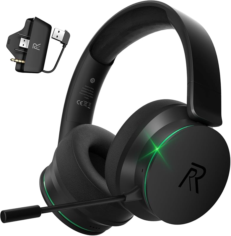 RYR Wireless Gaming Headset for Xbox Series X|S, Xbox One, PS5, PS4, S
