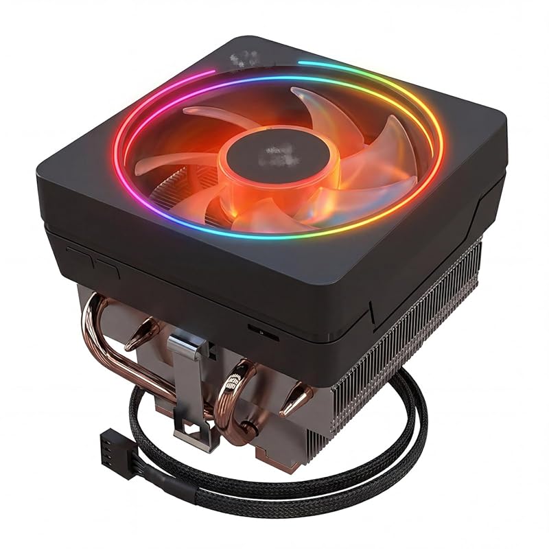 AMD Wraith Prism RGB CPU Cooler for Ryzen 7: Copper Core, Pre-Applied 
