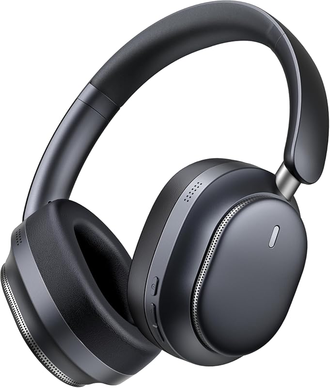 Noise Cancelling Wireless Over Ear Headphones with 50H Playtime, Bluet