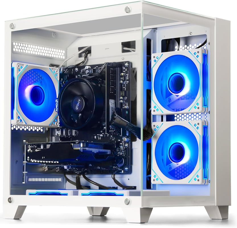 Prebuilt Gaming PC: AMD Ryzen 5, RX 560 4GB, 16GB DDR4, 512GB SSD, Wi-