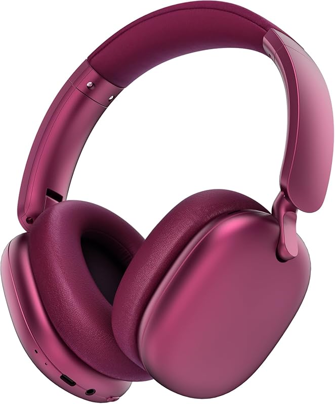 RORSOU C6 ANC Headphones with 60H Battery, Wireless Bluetooth Over-Ear