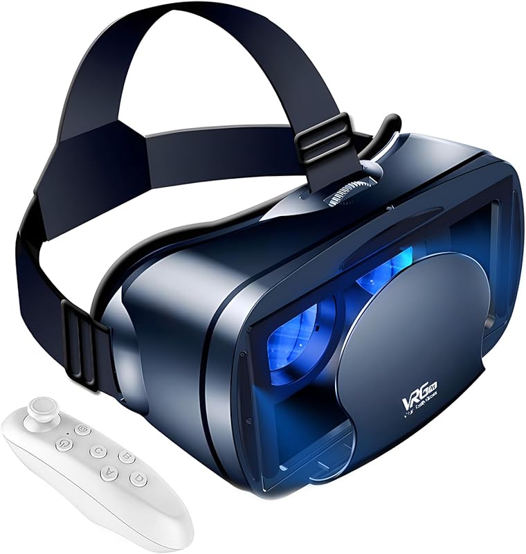3D VR Headset for Mobile Games and Movies - Compatible with 5.0-7.0 In