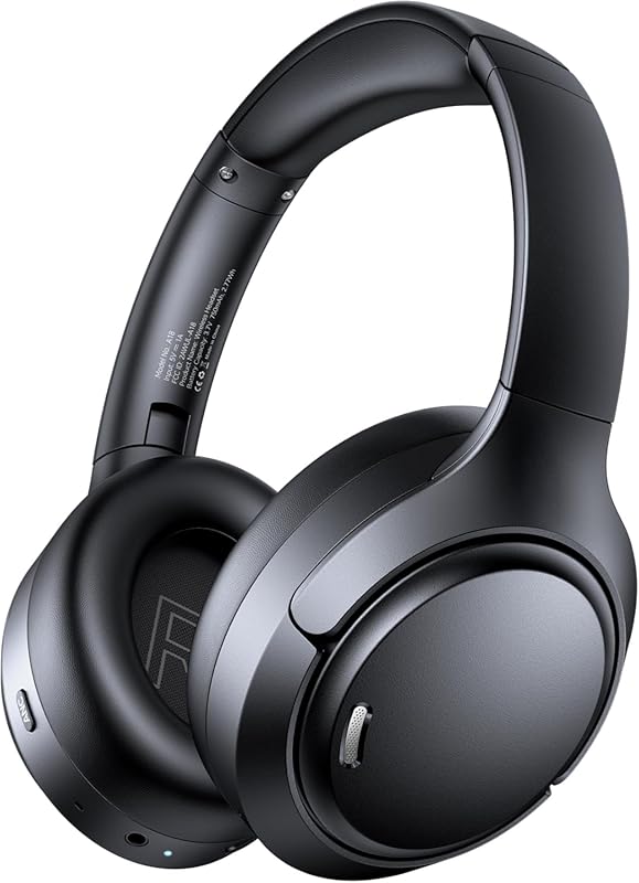 Hybrid Active Noise Cancelling Bluetooth 6.0 Headphones with 120H Play