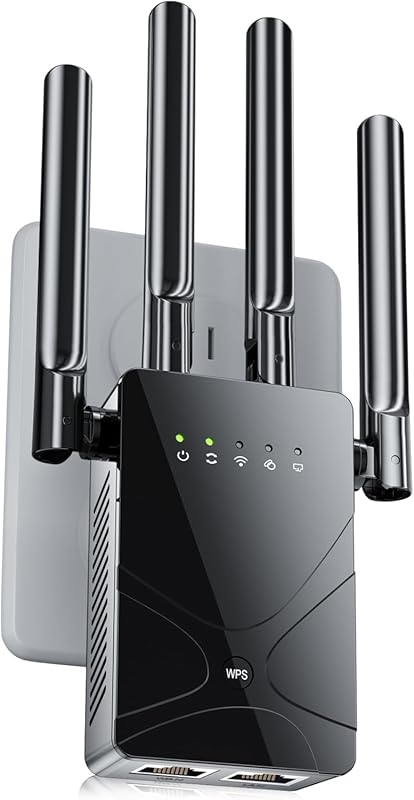 2026 WiFi Extender Signal Booster: 15555 Sq.Ft, 95% Faster Mesh, Ether