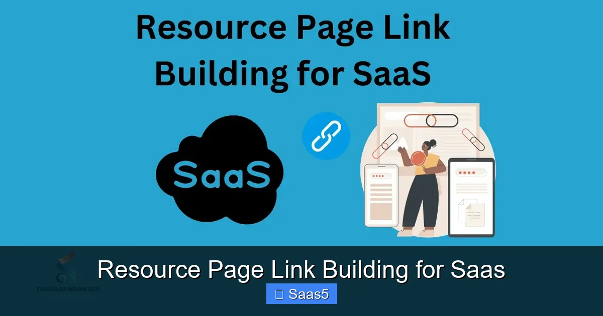 Resource Page Link Building for Saas