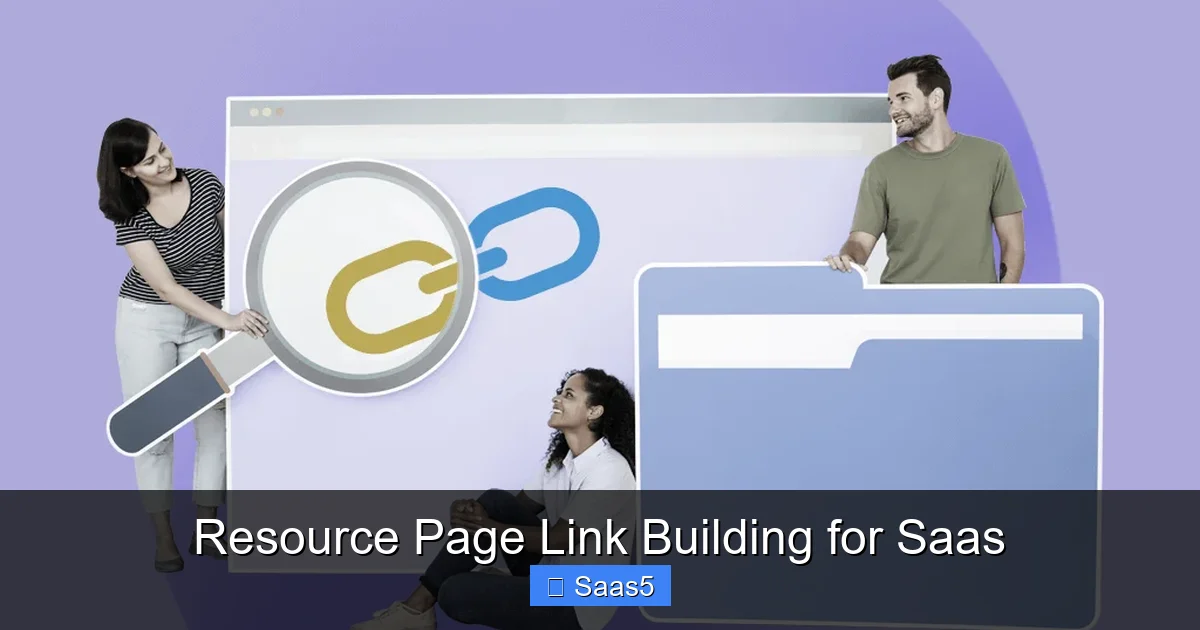 Resource Page Link Building for Saas