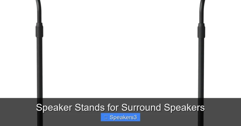 Speaker Stands for Surround Speakers