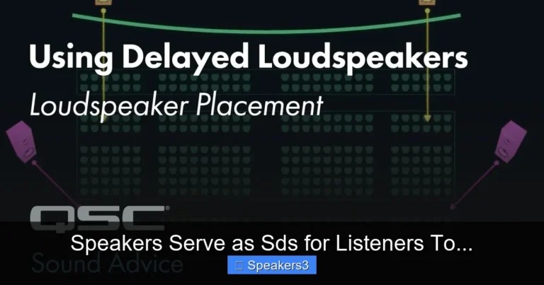 Speakers Serve as Sds for Listeners To...