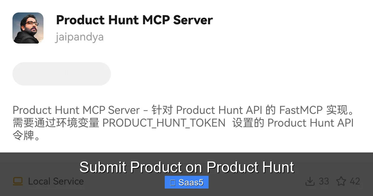 Submit Product on Product Hunt