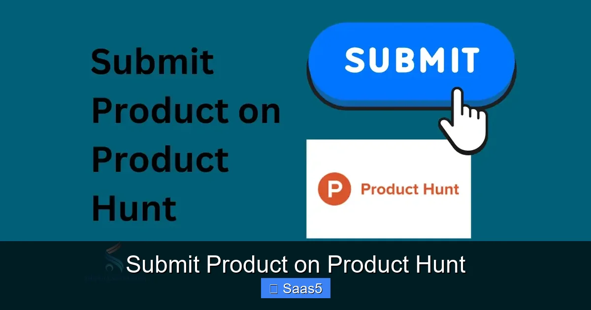 Submit Product on Product Hunt