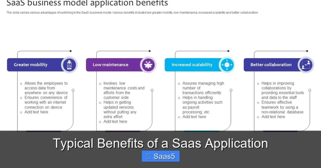 Typical Benefits of a Saas Application