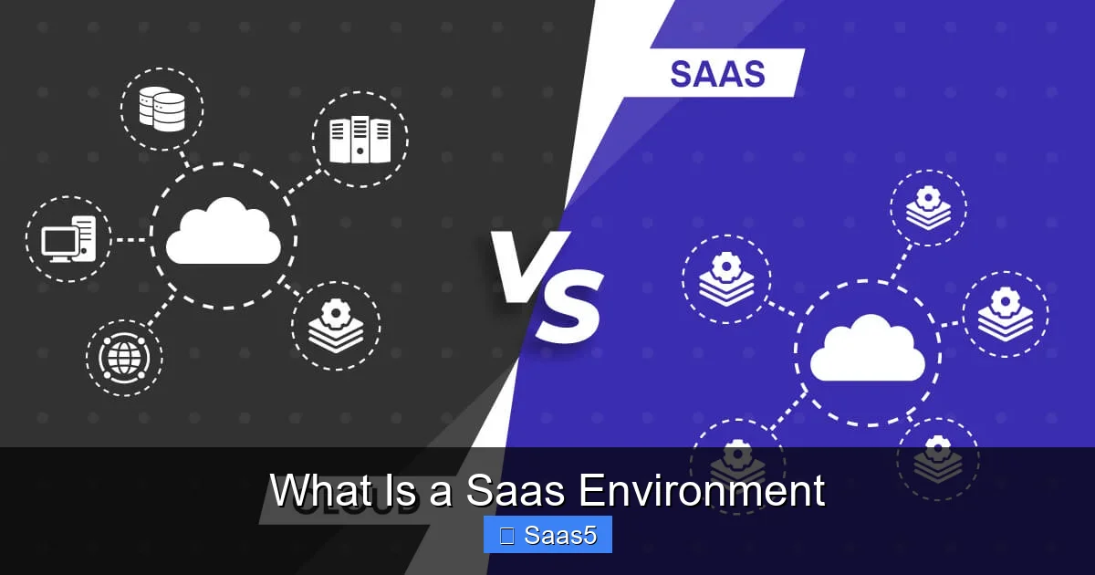 What Is a Saas Environment