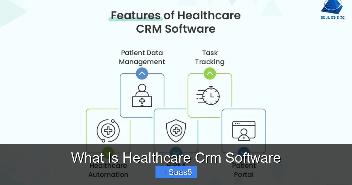 What Is Healthcare Crm Software