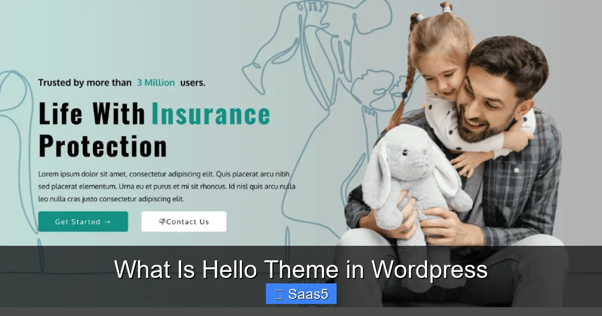 What Is Hello Theme in Wordpress