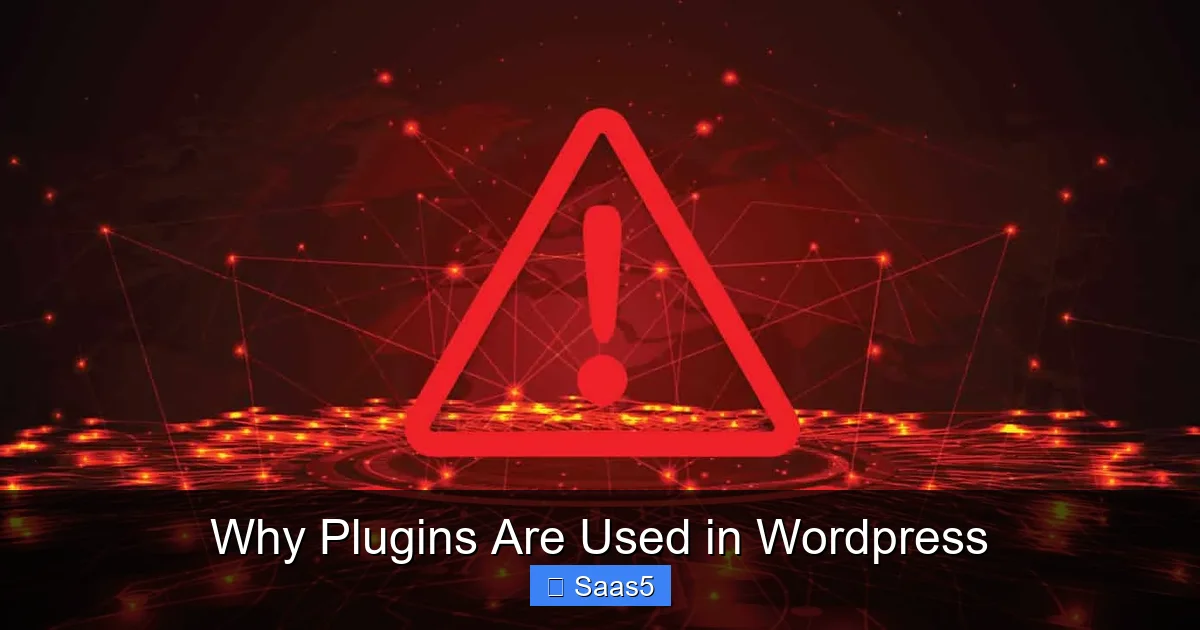 Why Plugins Are Used in WordPress