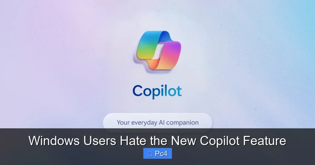 Windows Users Hate the New Copilot Feature