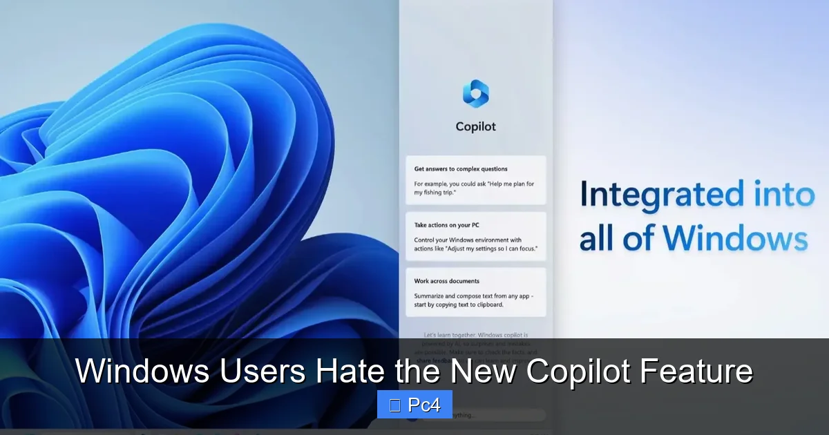 Windows Users Hate the New Copilot Feature