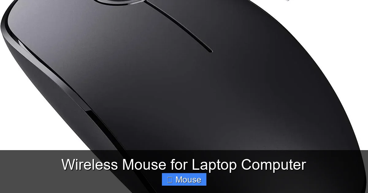 Wireless Mouse for Laptop Computer
