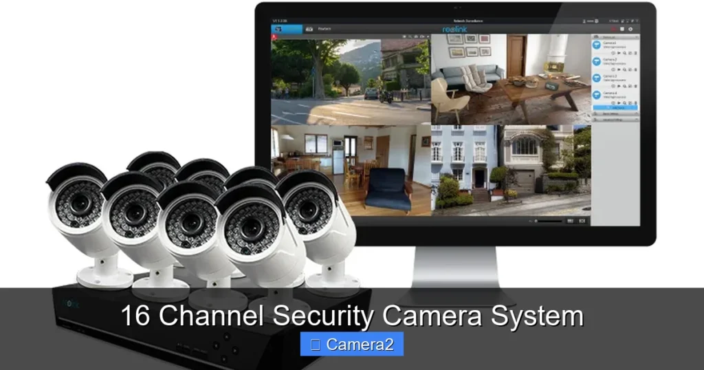 16 Channel Security Camera System