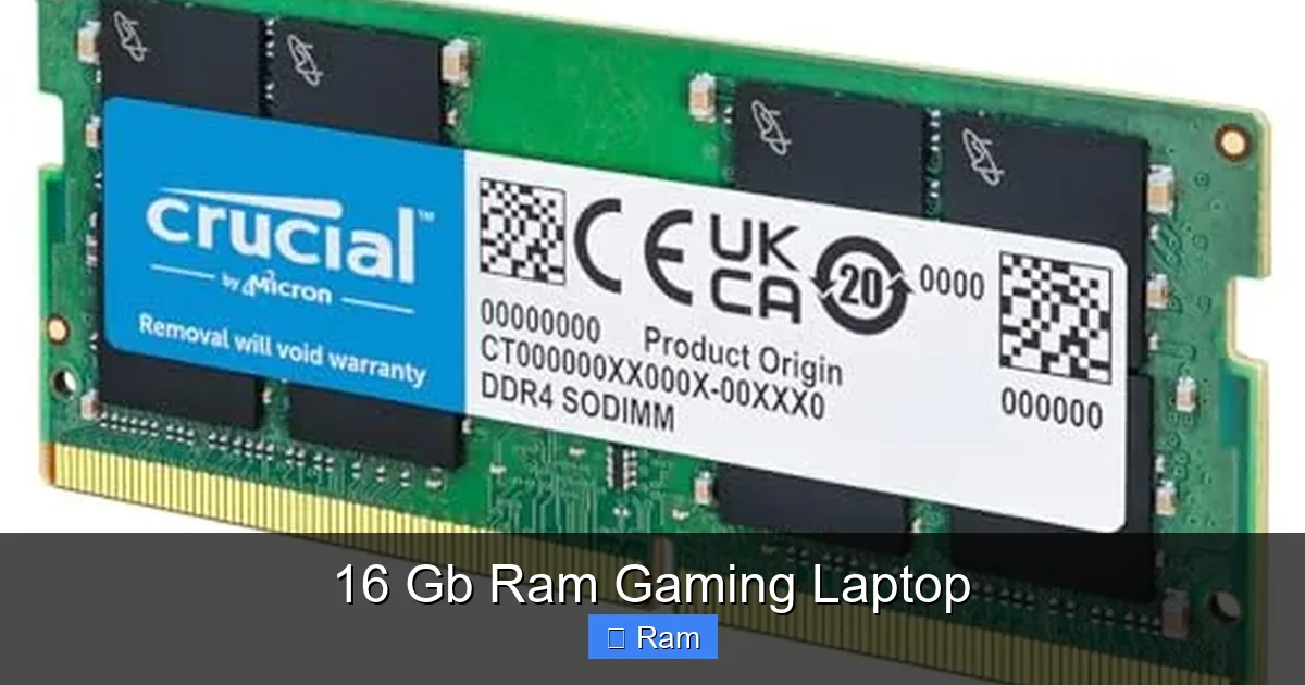 16 Gb Ram Gaming Laptop