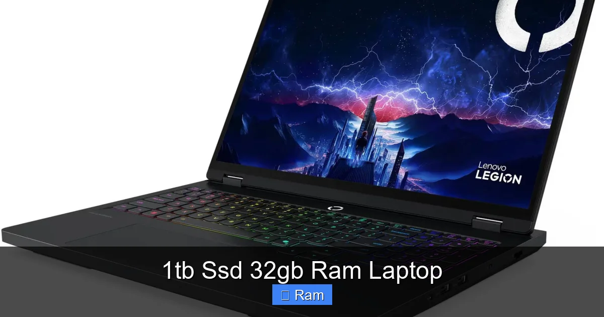 1tb Ssd 32gb Ram Laptop