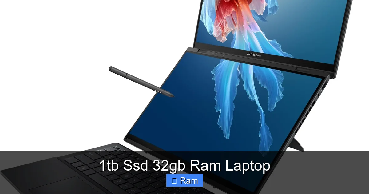 1tb Ssd 32gb Ram Laptop