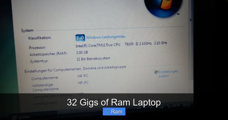 32 Gigs of Ram Laptop