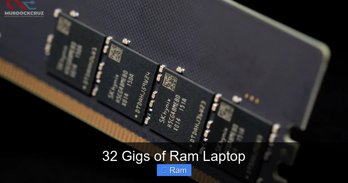 32 Gigs of Ram Laptop
