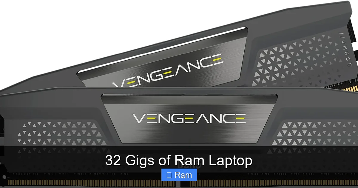 32 Gigs of Ram Laptop
