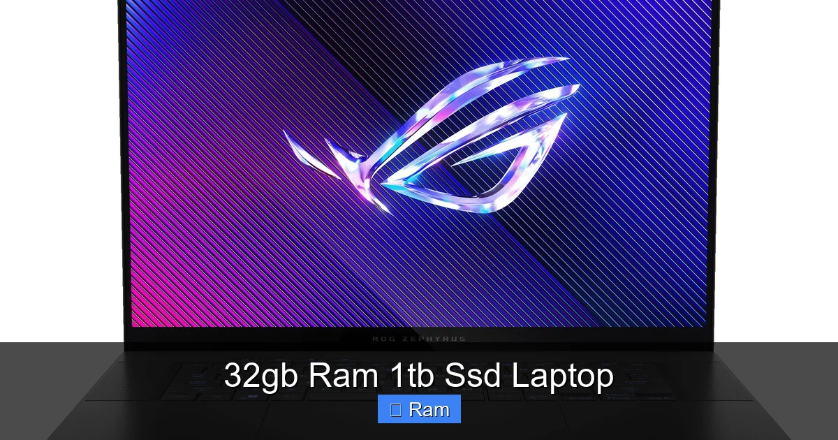 32gb Ram 1tb Ssd Laptop