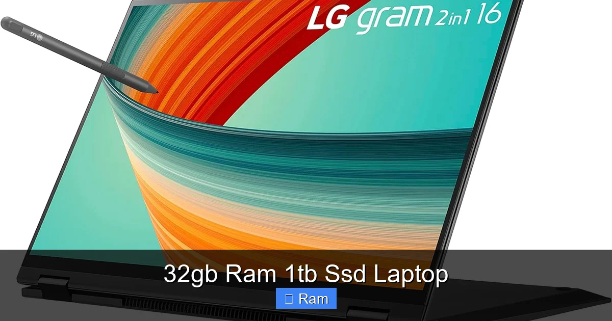 32gb Ram 1tb Ssd Laptop