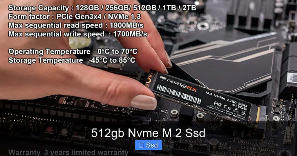 512gb Nvme M 2 Ssd