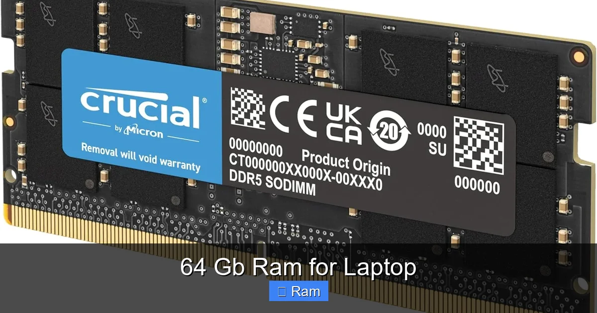 64 Gb Ram for Laptop
