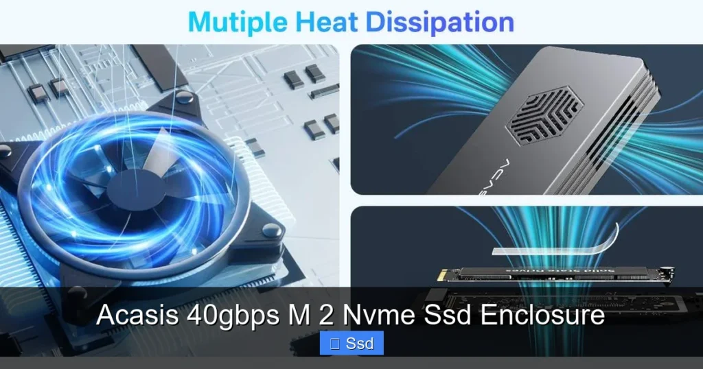 Acasis 40gbps M 2 Nvme Ssd Enclosure