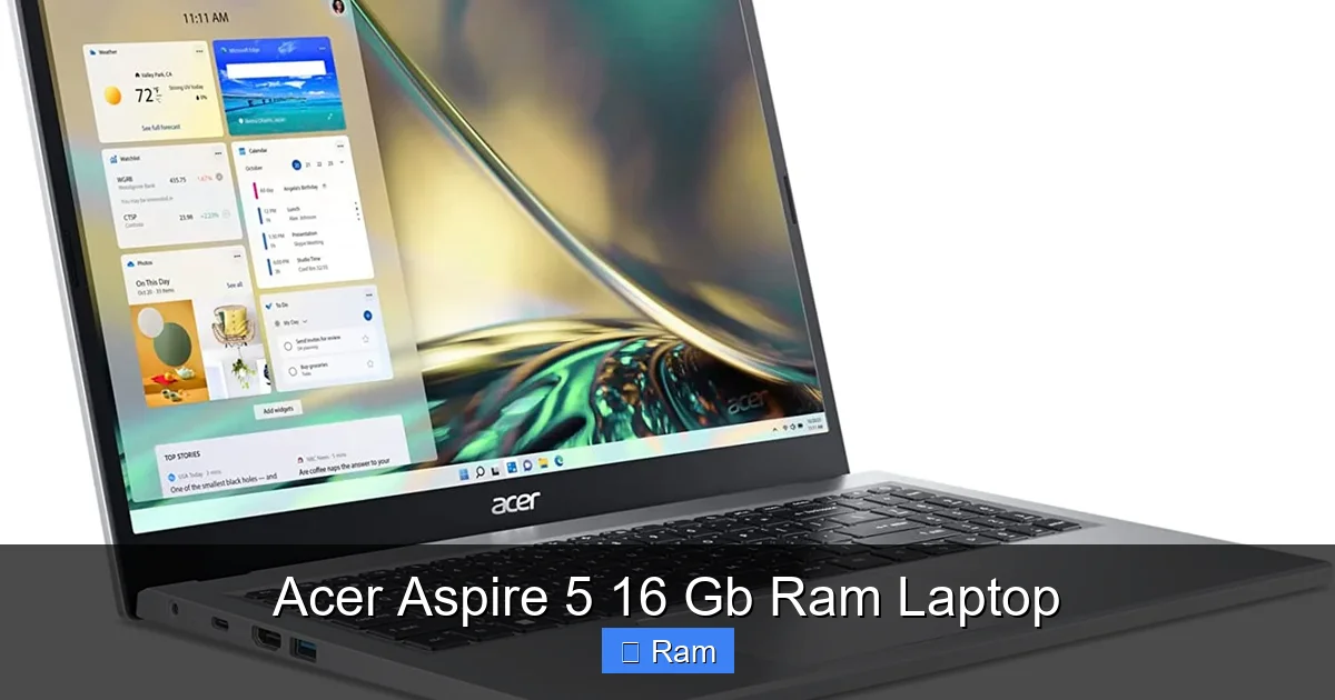 Acer Aspire 5 16 Gb Ram Laptop