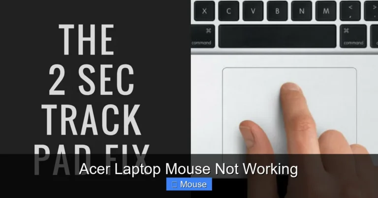 Acer Laptop Mouse Not Working