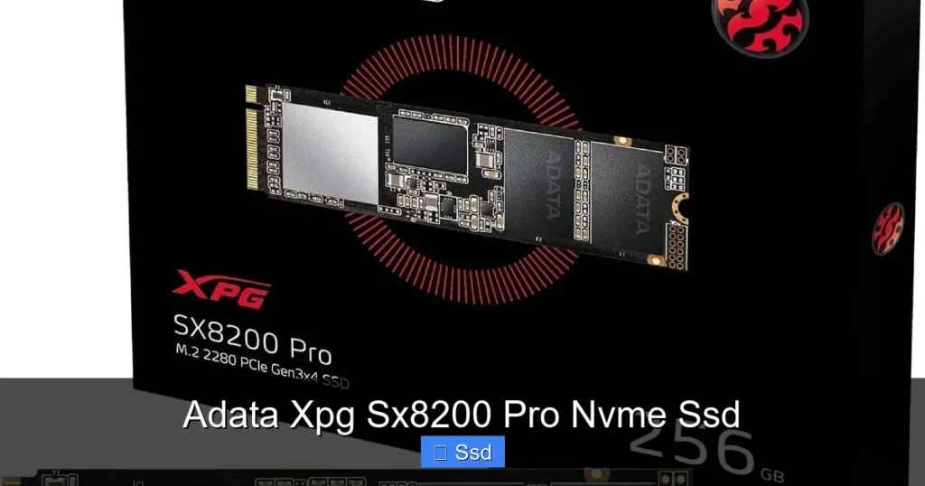 Adata Xpg Sx8200 Pro Nvme Ssd