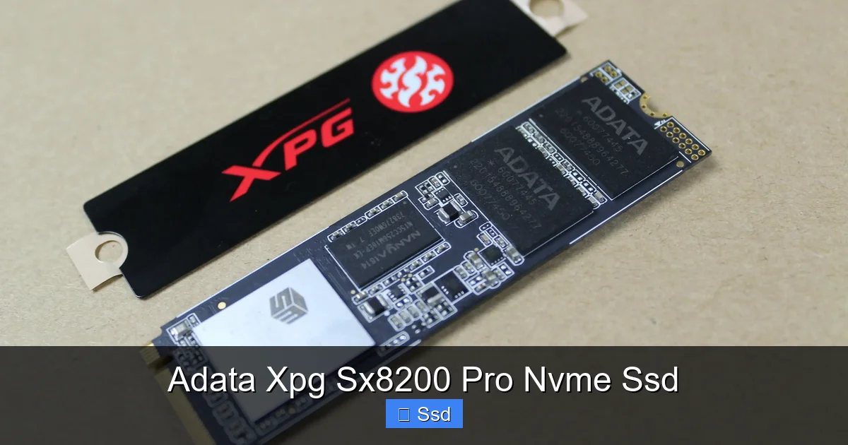 Adata Xpg Sx8200 Pro Nvme Ssd