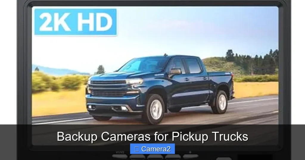 Backup Cameras for Pickup Trucks