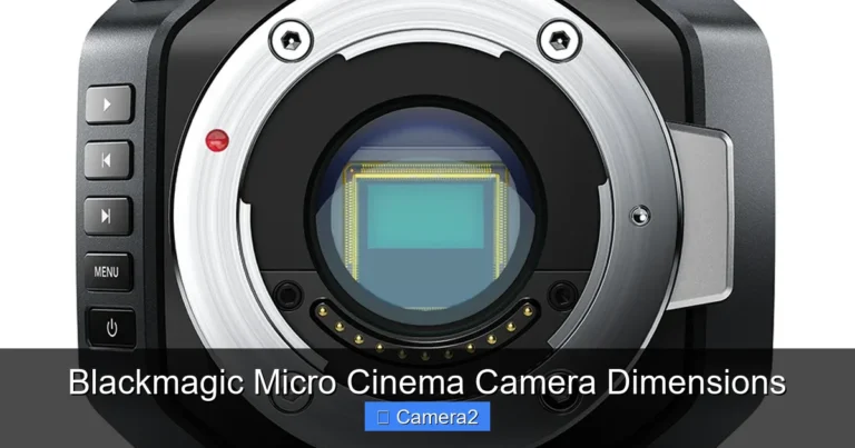 Blackmagic Micro Cinema Camera Dimensions