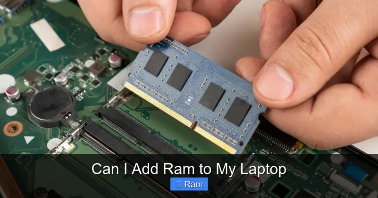Can I Add Ram to My Laptop