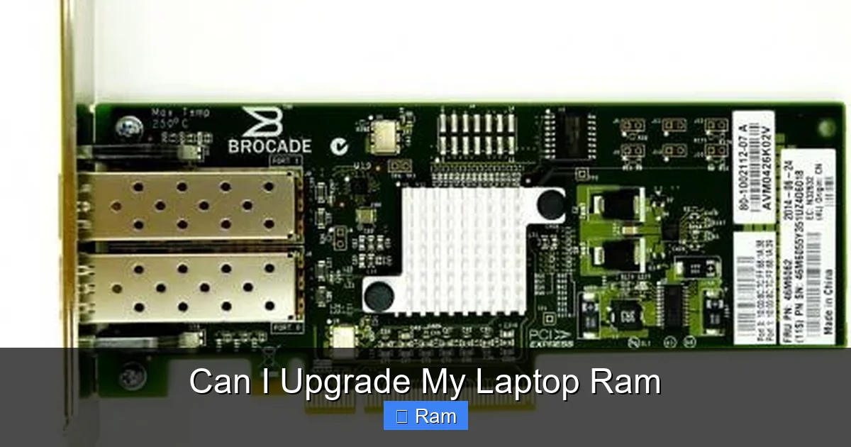 Can I Upgrade My Laptop Ram